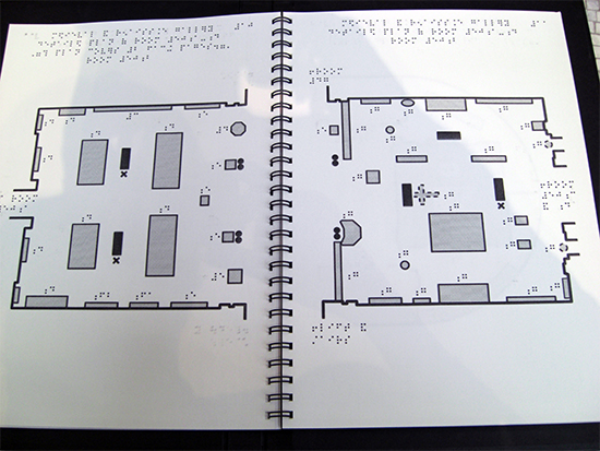 Tactile book with Braille description