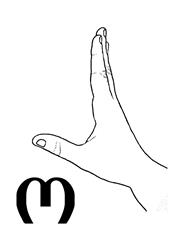 It is an alternate form of handshape for the same dactyl o.