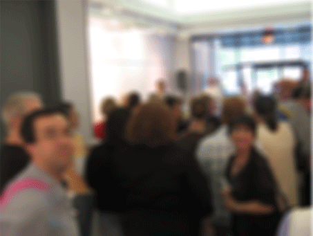 Image from the opening reception of Admission