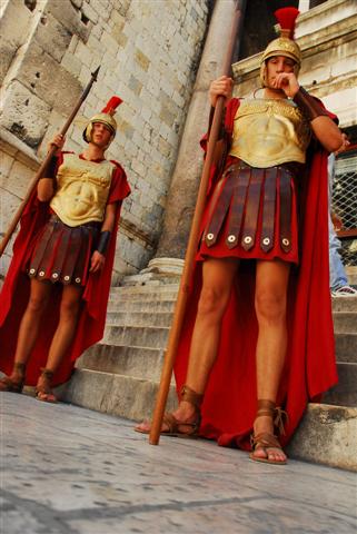 photograph titled Two Men; Split, Croatia (2007)