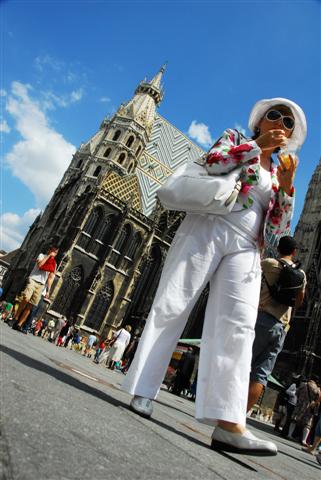 photograph titled Woman; Vienna, Austria (2007)