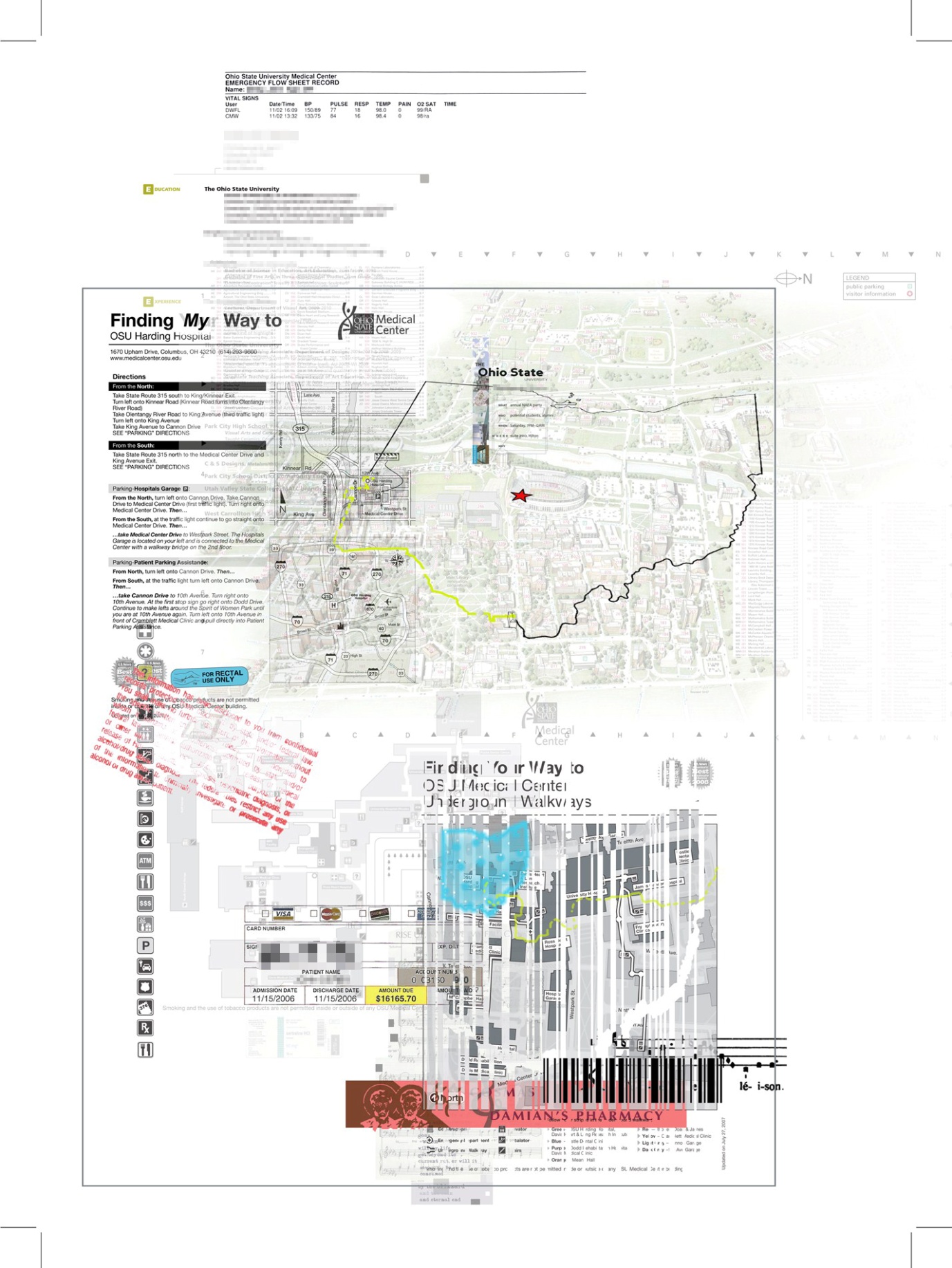 Finding my way to Harding Hospital [digital image] by J. Derby, 2007-2009.