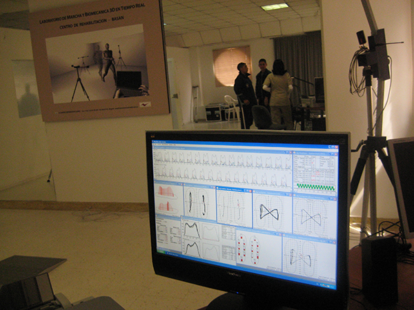 Photo of how Gait Lab is set up at the battalion.