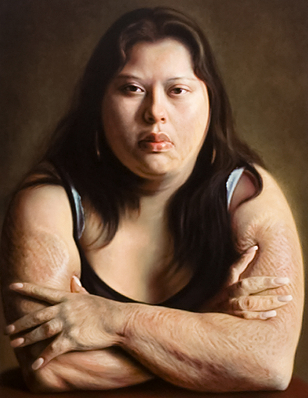 Doug Auld, Maria, 2006, oil on linen, 40 x 50 in. (101.6 x 127 cm). Collection of the artist