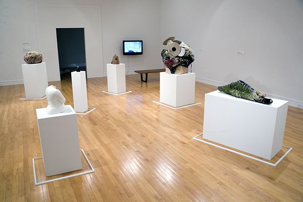 Installation view of RE/FORMATIONS: Disability, Women, and Sculpture, Van Every Gallery, Davidson College, 2009