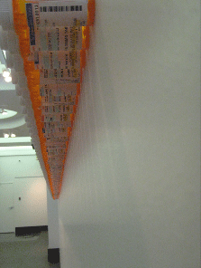Detail of Landscape in the installation Admission, 2008